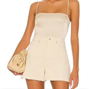 We Wore What Strappy Chiffon Bodysuit